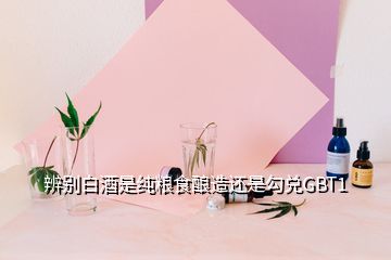 辨別白酒是純糧食釀造還是勾兌GBT1