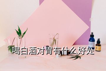 喝白酒對胃有什么好處