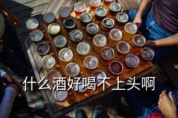 什么酒好喝不上頭啊