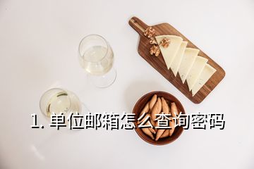 1. 單位郵箱怎么查詢密碼