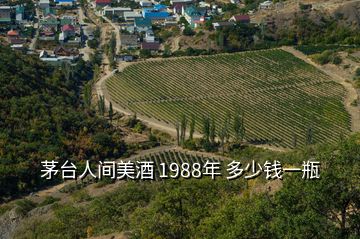 茅臺人間美酒 1988年 多少錢一瓶