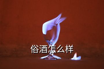 俗酒怎么樣