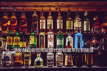 酒發(fā)酵后能否用鹽酸代替硫酸來控制酸度