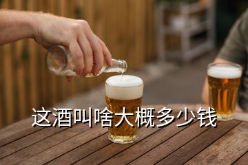 這酒叫啥大概多少錢(qián)