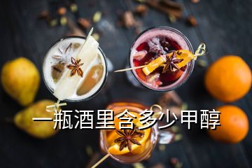 一瓶酒里含多少甲醇