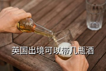 英國出境可以帶幾瓶酒