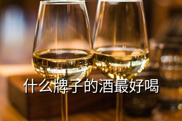 什么牌子的酒最好喝