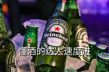 懂酒的達人速度進