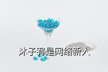 沐子宥是網(wǎng)絡新人