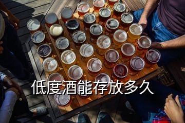 低度酒能存放多久