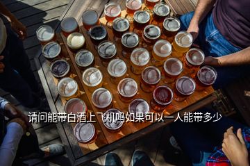 請問能帶白酒上飛機嗎如果可以一人能帶多少