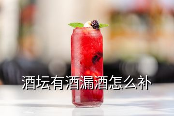 酒壇有酒漏酒怎么補