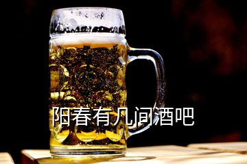 陽(yáng)春有幾間酒吧