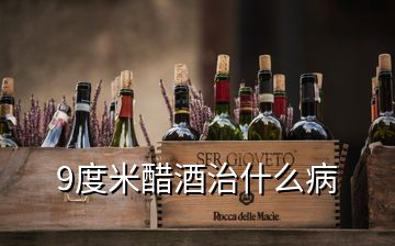 9度米醋酒治什么病