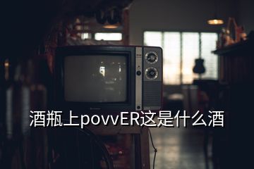 酒瓶上povvER這是什么酒