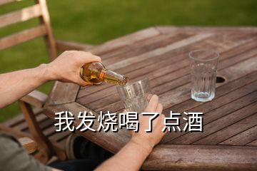 我發(fā)燒喝了點(diǎn)酒