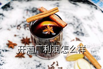 開酒廠利潤(rùn)怎么樣