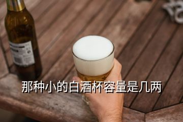 那種小的白酒杯容量是幾兩