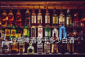 12瓶啤酒等于多少白酒