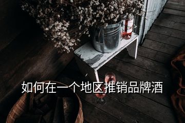 如何在一個地區(qū)推銷品牌酒