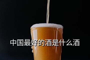 中國(guó)最好的酒是什么酒