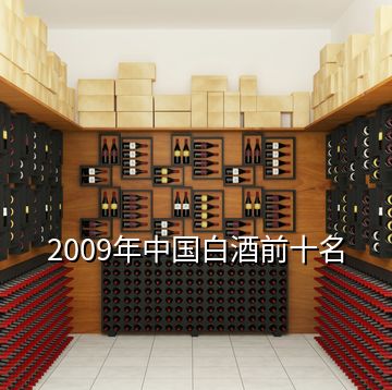 2009年中國白酒前十名