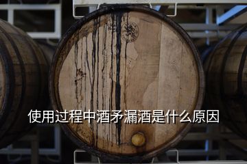 使用過(guò)程中酒矛漏酒是什么原因