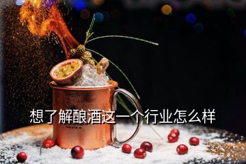 想了解釀酒這一個行業(yè)怎么樣