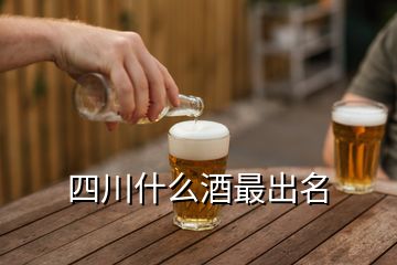 四川什么酒最出名