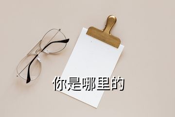 你是哪里的