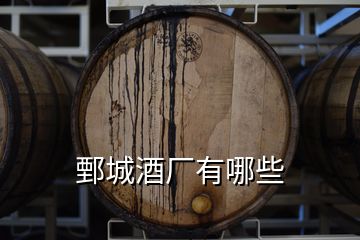 鄄城酒廠有哪些