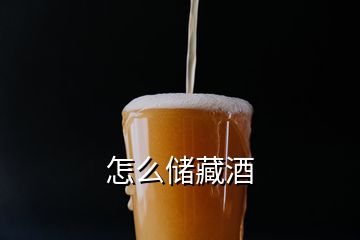 怎么儲藏酒