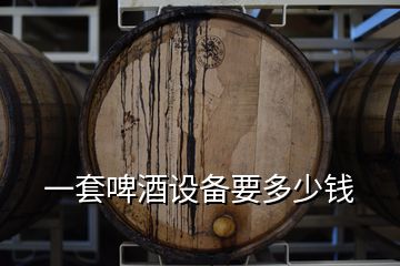 一套啤酒設(shè)備要多少錢(qián)