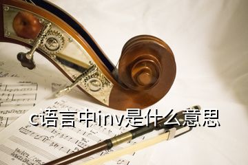 c語(yǔ)言中inv是什么意思