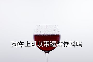 動(dòng)車上可以帶罐裝飲料嗎