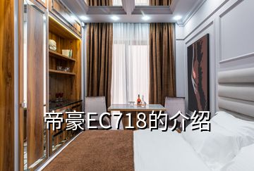 帝豪EC718的介紹