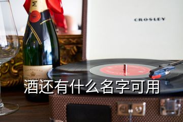 酒還有什么名字可用