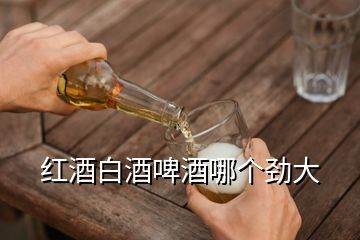 紅酒白酒啤酒哪個勁大