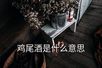 雞尾酒是什么意思