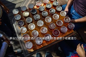 茅臺(tái)53度酒38度酒的區(qū)別醬香與濃香酒那個(gè)收藏潛力大