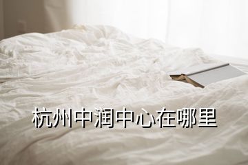 杭州中潤中心在哪里