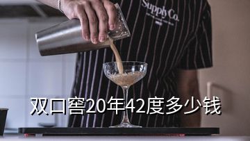 雙口窖20年42度多少錢