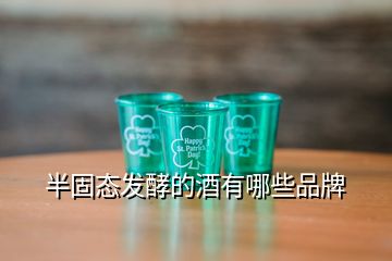 半固態(tài)發(fā)酵的酒有哪些品牌