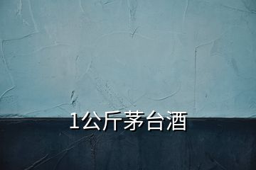 1公斤茅臺(tái)酒