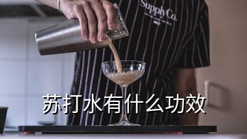 蘇打水有什么功效