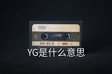 YG是什么意思