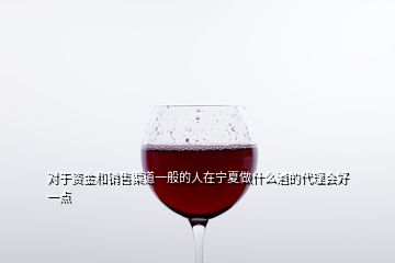 對于資金和銷售渠道一般的人在寧夏做什么酒的代理會(huì)好一點(diǎn)