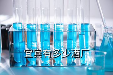 宜賓有多少酒廠