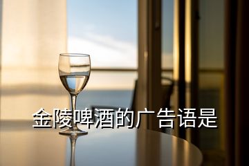 金陵啤酒的廣告語(yǔ)是