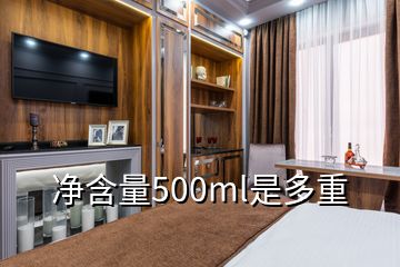 凈含量500ml是多重